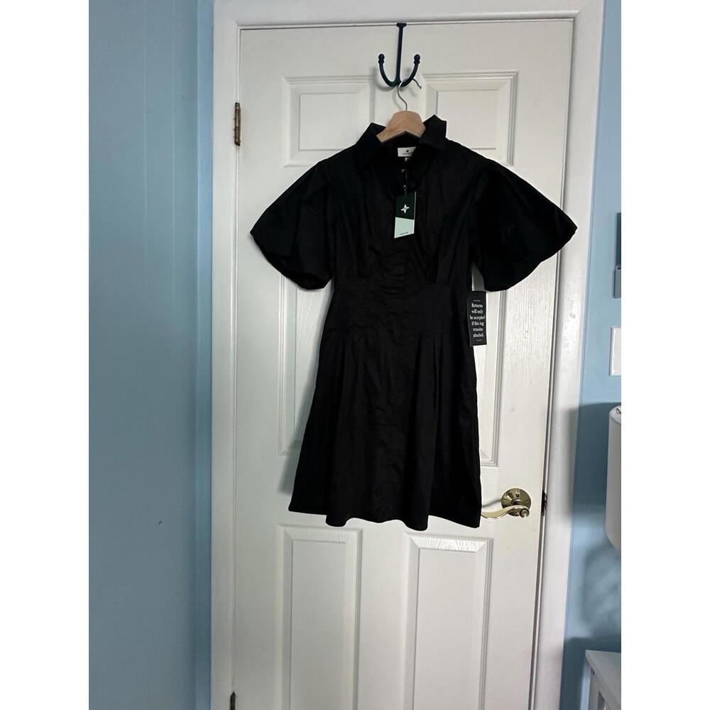 Tuckernuck Black Mini Delaney Dress NWT Small S - Picture 5 of 6
